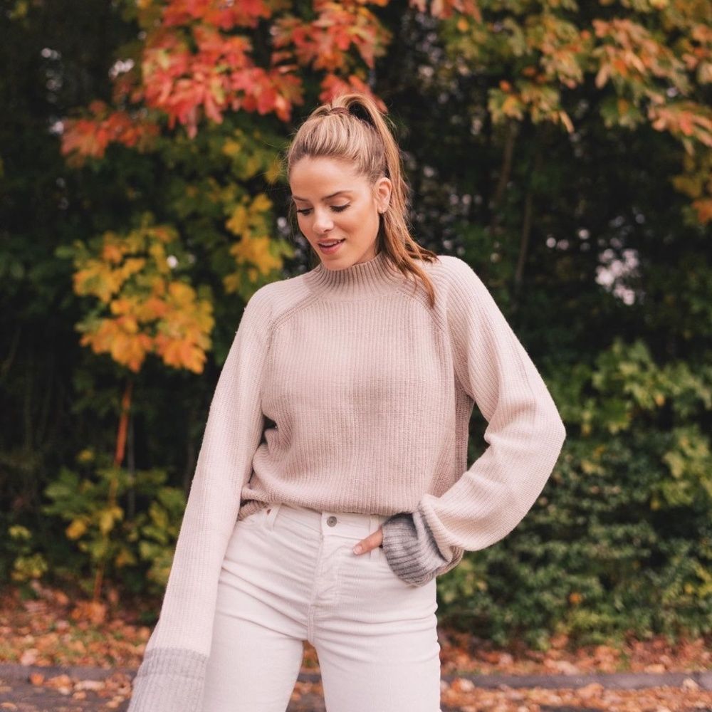Splendid Two-Tone Sweater